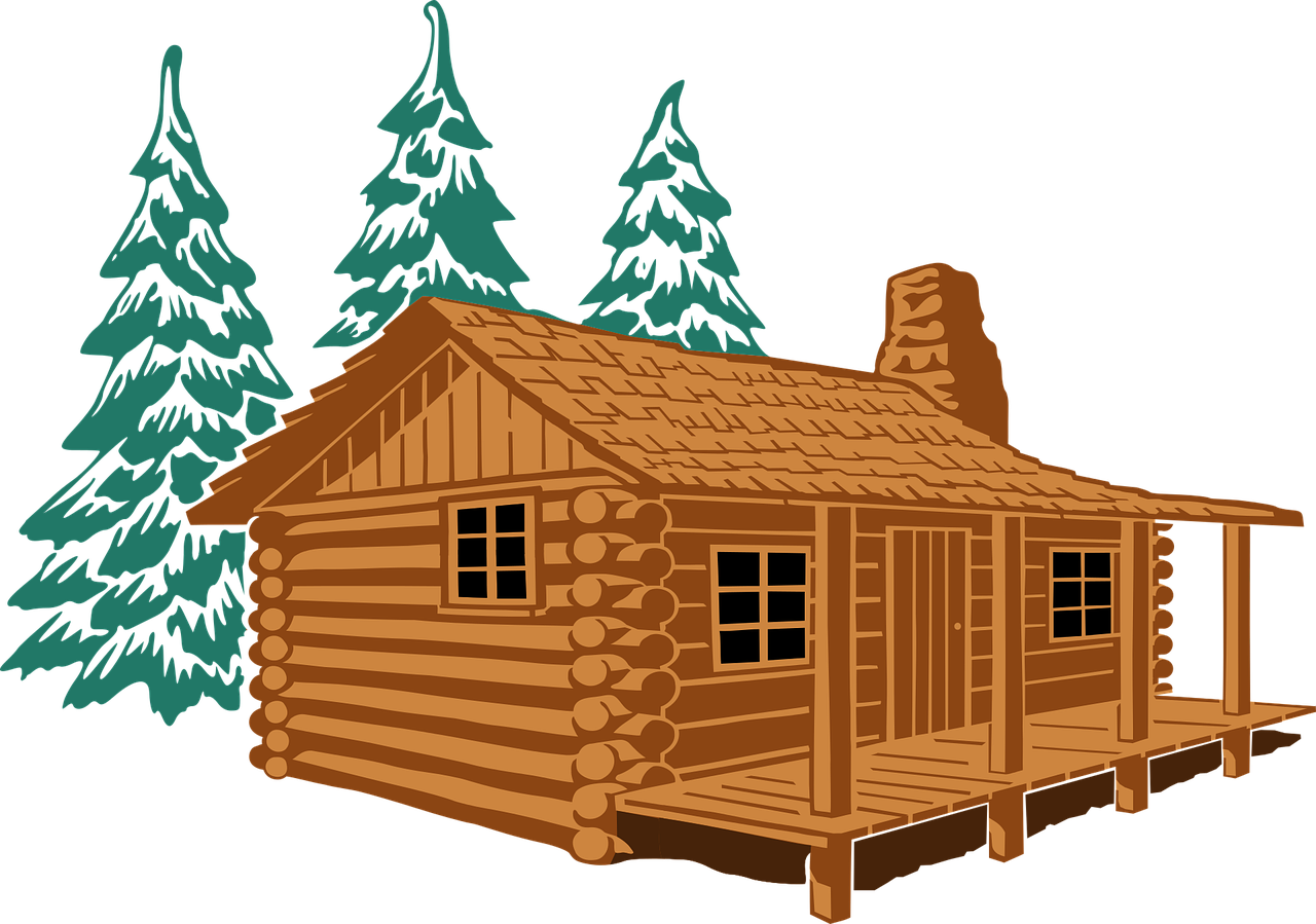 cabin-in-pines-1294291_1280